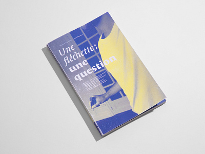 Book design | Une fléchette : une question