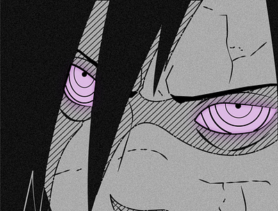 Uchiha Madara adobe anime illustrator madara naruto uchiha vector vector art vectorart