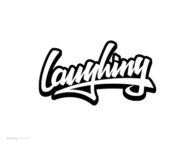 Laughing design font design graphicdesign