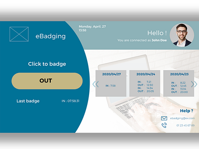 eBadging Page | Web Design
