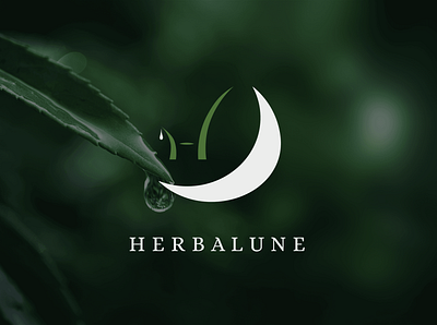 Herbalune Brand Identity branding graphicdesign illustrator logo logodesign logodesigner minimalism natural