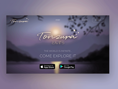 Game app landing page | Web Design