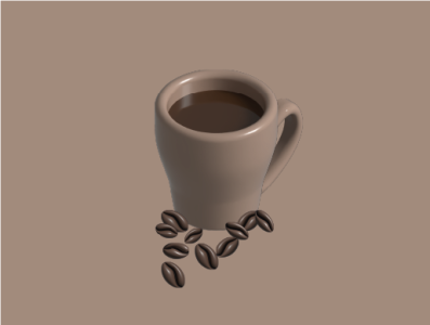 3D Coffee cup