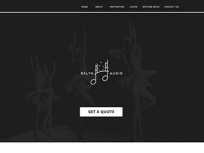 BRKLYN AUDIO (relayout) branding logo minimal web