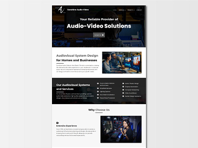 Sonshine Audio Video minimalist multimedia typography websites wordpress