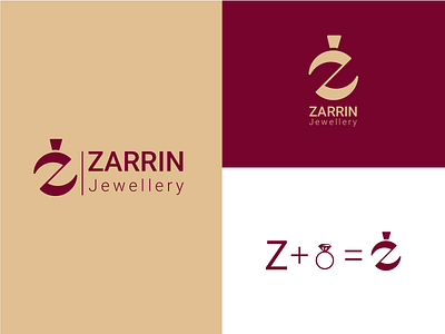 Zarrin Jewellery brand branding design graphic graphicdesign jewellery logo logotype marketing ring visual identity z zarrin برندینگ جواهر جواهری زرین لوگو مارکتینگ هویت بصری