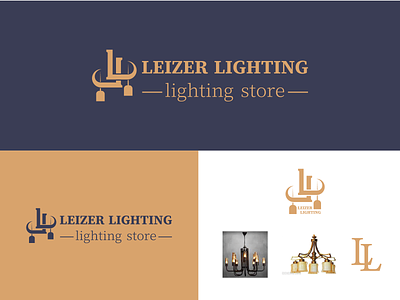 Leizer Lighting Logo Design branding chandelier design graphic design graphicdesign l lighting lighting store logo logotype luster monogram visual identity روشنایی لوستر لوگو لیزر مونوگرام چراغ گرافیک