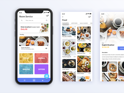 Modernizing Room Service app design ios ui ux