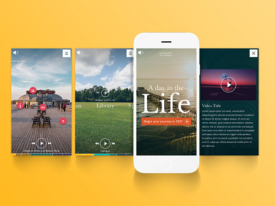 University of Sussex - Virtual Open Day design ios ui ux web