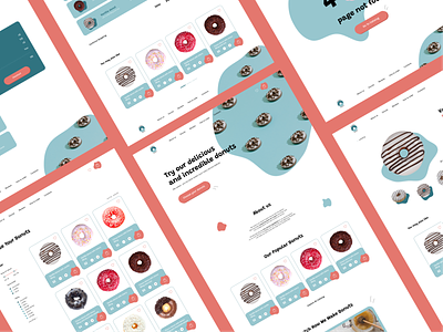 Donuts Online Shop | E-commerce Web Design