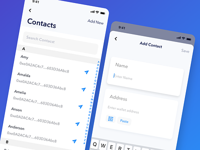 Adding a contact contact crypto currency ios iphone xs
