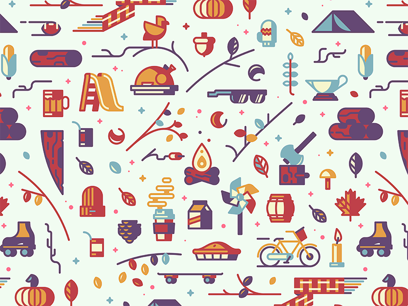 Autumn leaf nature turkey pattern bicycle pie tree thanksgiving fall autumn