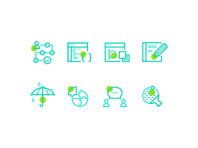 Line Illustrations connection front end ibm icon illustration line ping pong research ui ux visual