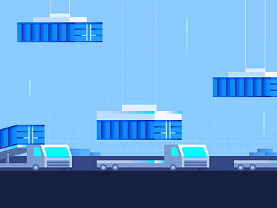 More Containers cargo containers digitalocean docker futuristic shipping truck trucks