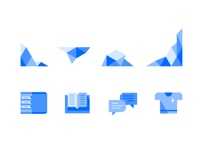 Branding Exploration angle branding digitalocean elements exploration geometric icons sharp