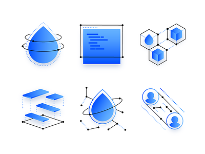 Icon Explorations api digitalocean droplet explorations icon illustration networking storage