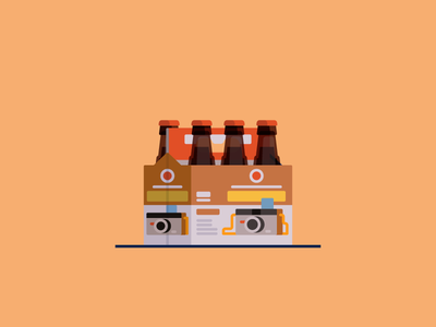 National Beer Day beer brewskies camera illustration new belgium six pack snapshot