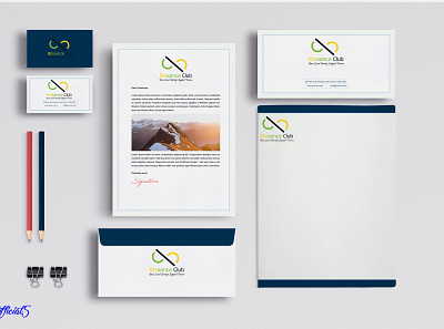 bizsence Brand Identity adobe illustrator best shot brand identity desgin letterhead logodesign modern design