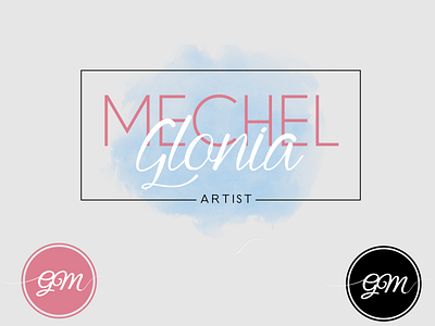 Mechel Glonica artist artist artists best logo feminine graphicdesign logo