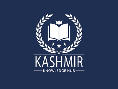 kashmir knowledge hub academy monogram monogram logo