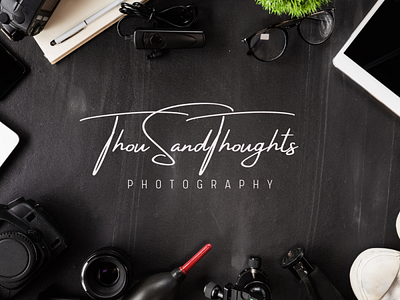 Thousand Thoughts photography artist best design best shot creative design graphicdesign illustration logo logodesign new photography photography logo