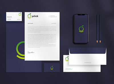 Yclick Corporate business identity best design best logo best shot corporate design logo logodesign