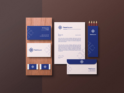 Team square corporate identity