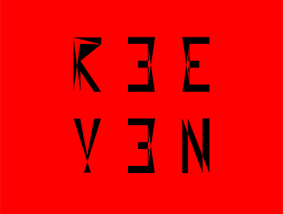 Reeven Logo Concept branding design logo minimal typography website