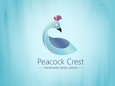 Peacockcrest bird clean design graphic design green illustration logo logo design new photoshop symbol