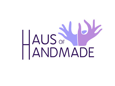 Haus Of Handmade branding clean logo logo design symbol