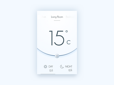 Home Monitoring 021 climate cold dailyui day home hot monitoring night room smart
