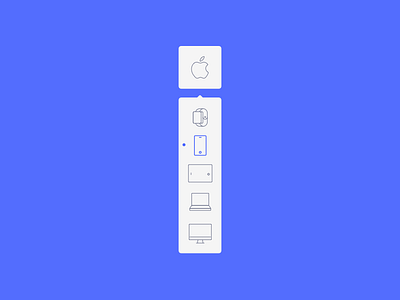 Dropdown 027 apple dailyui dropdown element iphone iwatch list menu ui ux website