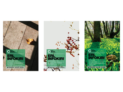 Eesti roheline liikumine branding design typography