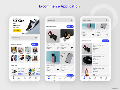 E commerce Application android app app design ecommerce app ecommerce design ios app java javascript laravel online shopping online store photoshop php swift ui ux webdevelopment xcode