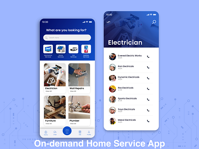 On demand Home Service App