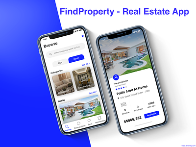 FindProperty - Real Estate App android app ios app java javascript laravel mobileappdevelopment photoshop realestate swift ui ux webdevelopment