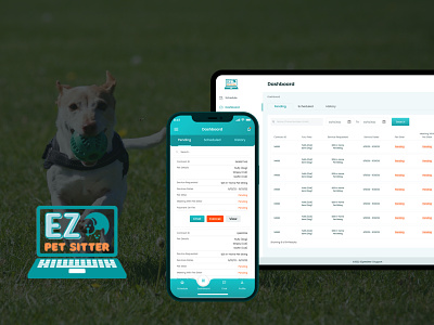 EZ Pet Sitter App 3d android app branding graphic design ios app logo ui