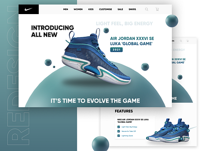 Nike Website Redesign