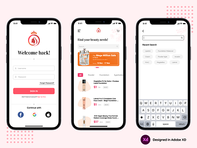 Beauty Product Shop App | Cosmetic - Mobile App 💅🏼