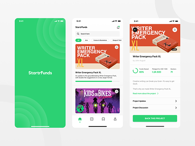 StartrFunds - Crowdfunding Platform Application