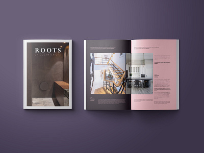 Roots Magazine Concept branding design magazine photoshop print typography