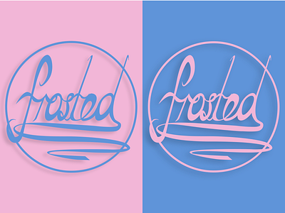 Frosted Logo Concept