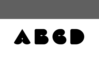 Chubbues design flat minimal typogaphy vector