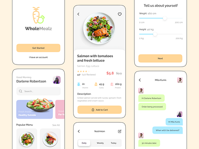 Food Delivery App — Mobile Design app design mobile ui ux