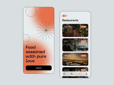 Delivery App — Mobile Design art branding design food food app food delivery mobile mobile app mobile interface restaurant app ui ui design ux ux design