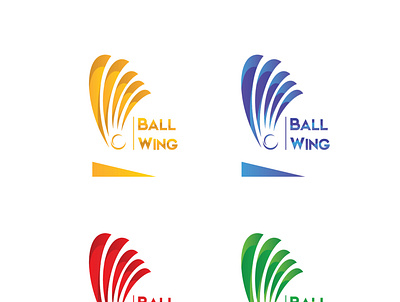 BALL WING 04 design illustrator logodesign