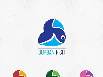 durban fish logo design illustrator logo