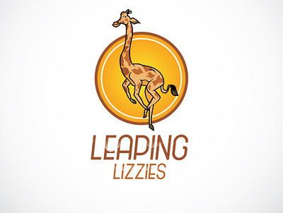 leaping lizzies logo logo design