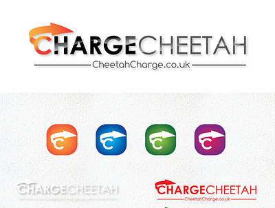 CHARGE CHITAH LOGO app design illustrator logo