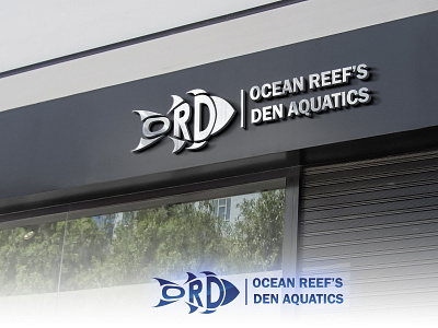 ORD logo logo design ocean